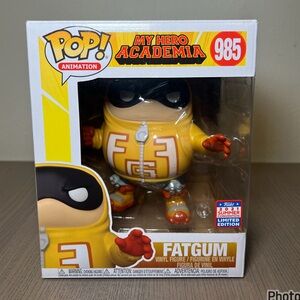 FUNKO POP ! 6 INCH MY HERO ACADEMIA - FAT GUM LIMITED EDITION #985